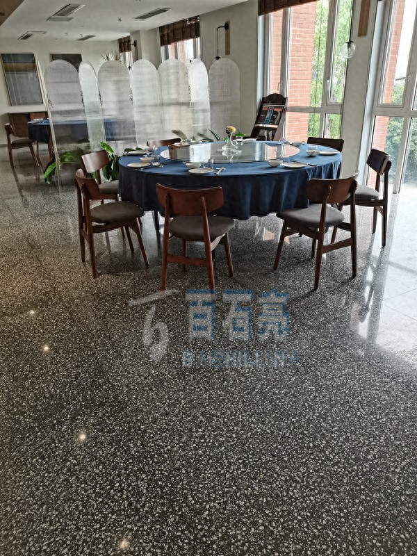 环保水磨石板材定制_重庆预制水磨石施工_水磨石翻新保养